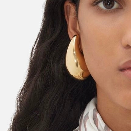 Bold Gold droplet earrings