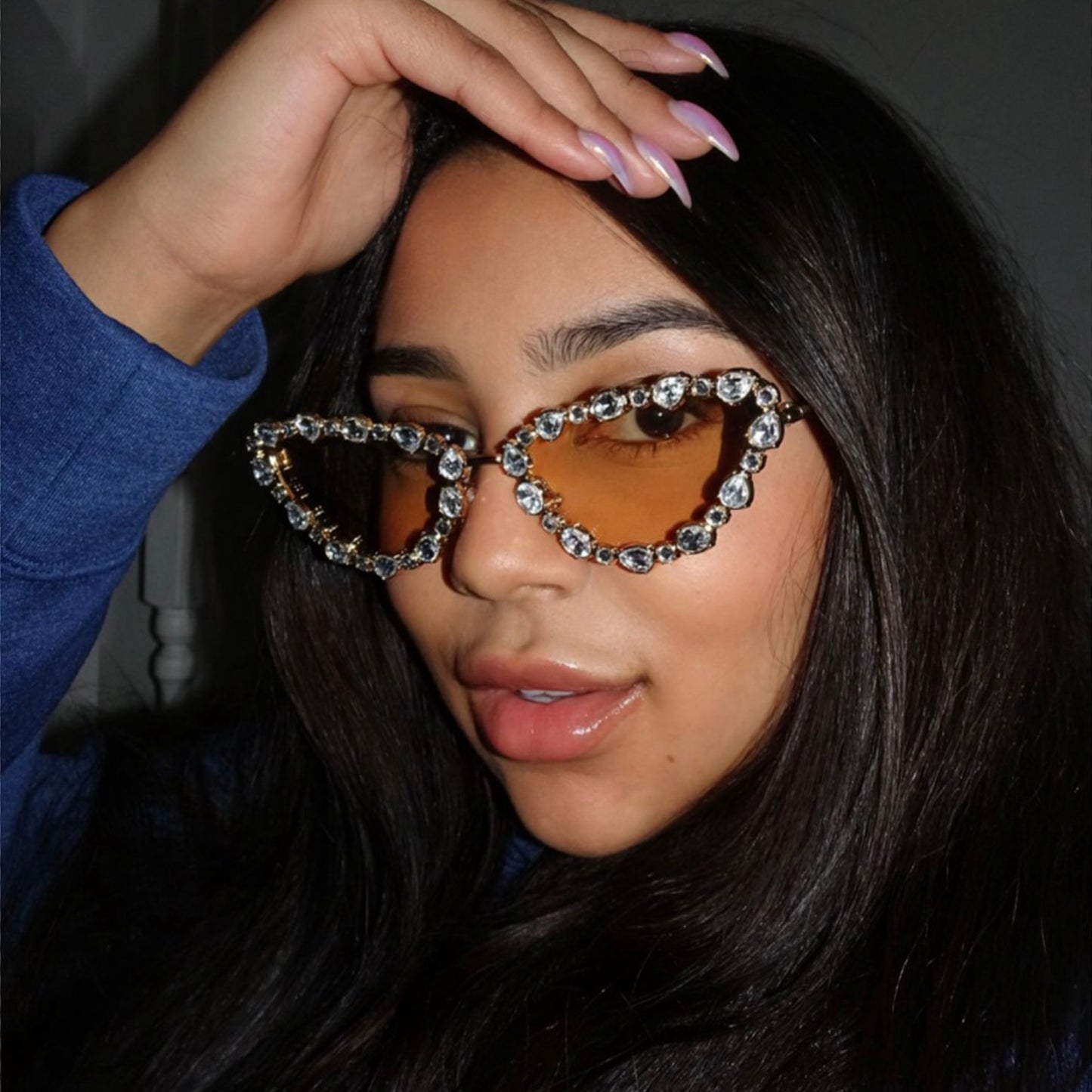 IT-Girl sunglasses in Gold with Mango lenses