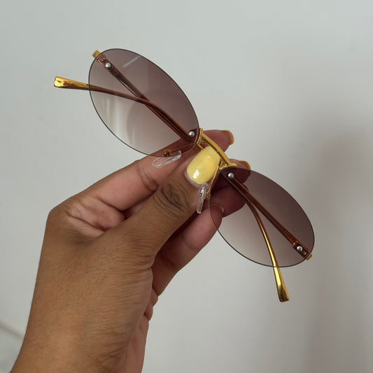 Hazel rimless shades