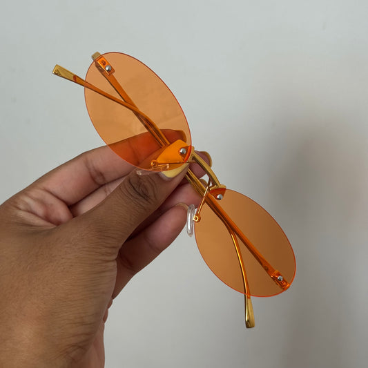 Sunset rimless shades